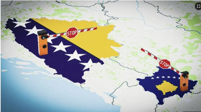 Bosnien Blöcke Kosovo Export