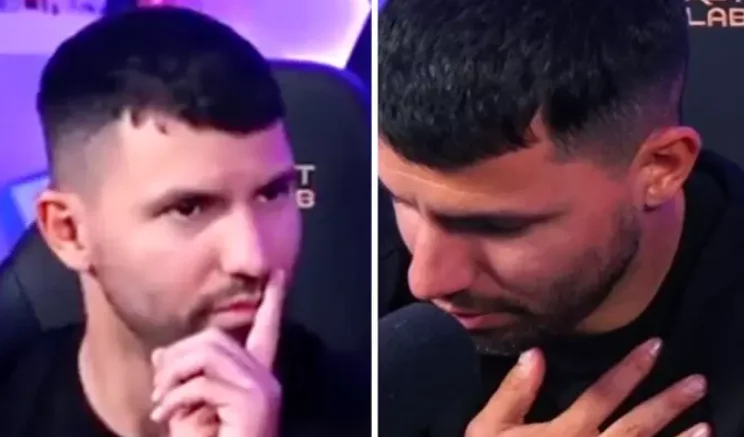 vista perturbadora: Aguero experimenta un ataque al corazón durante una transmisión en vivo