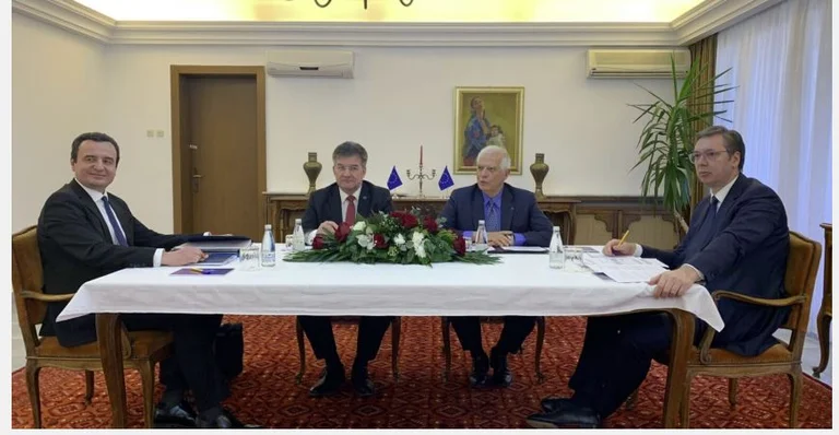 Une étape au Kosovo, une Serbie, ainsi que lorsque la mise en œuvre de l'accord sera effectuée