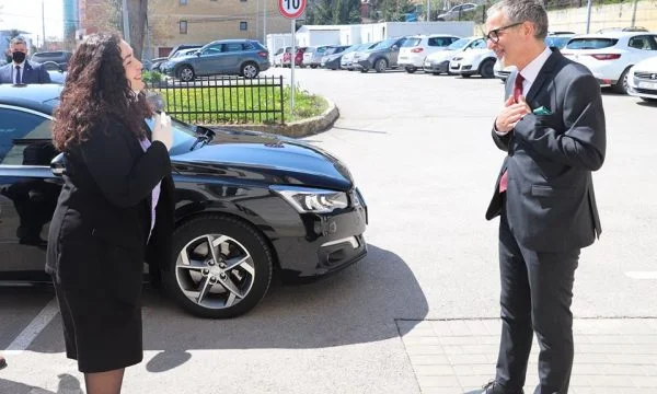 Osman e Vitia visitano oggi la Clinica Ginecologia