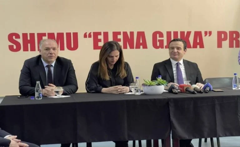 Kurti ne parle pas à Pristina de l'annexe de mise en œuvre du plan européen