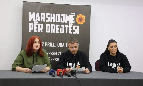 On April 2nd, “Freedom has a name” organized a march supporting former KLA leaders