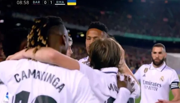 Real Madrid passa rapidamente su Barcellona, Aruio segna autogogue