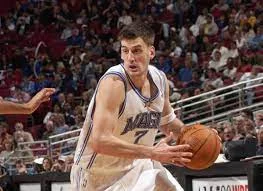 Former NBA basketball player Gordan Giricek in Kosovo