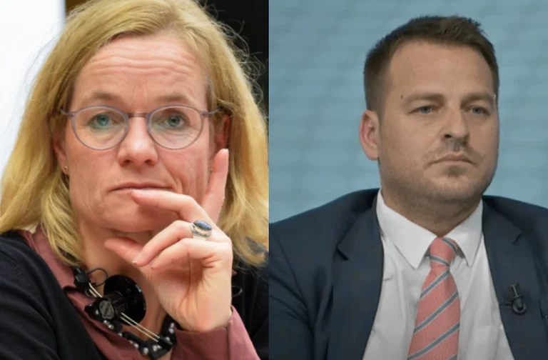 Von Croamon behauptet Direktor von RTK ist ein enger Mann der Macht. VVs Muja überraschte bei seiner Replik.