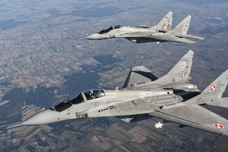 Innerhalb von Wochen konnte Polen MiG-29 Kampfflugzeuge nach Ukraine senden