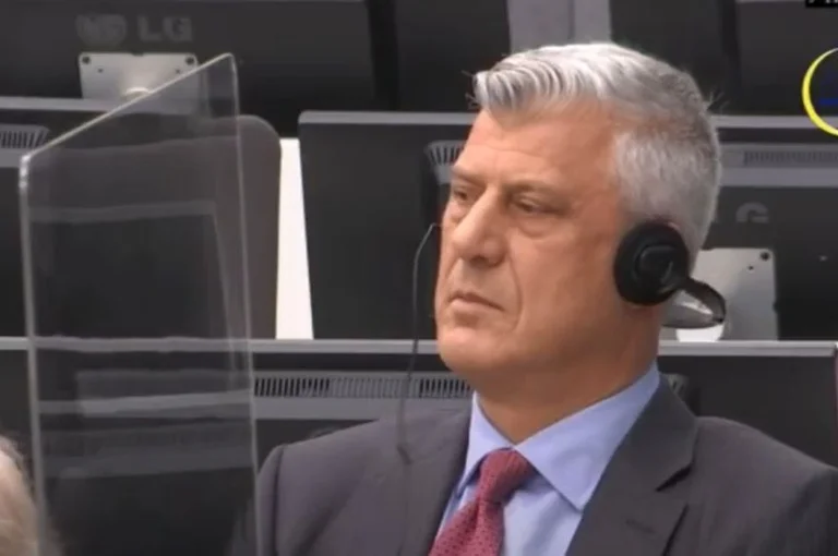 Datos sobre las declaraciones que Thaci había dado como sospechoso y testigo