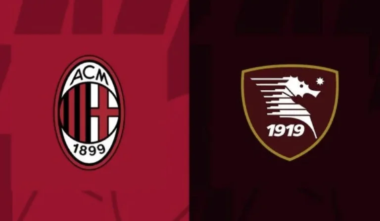 Offizielle Formationen: AC Mailand ) Salernitana