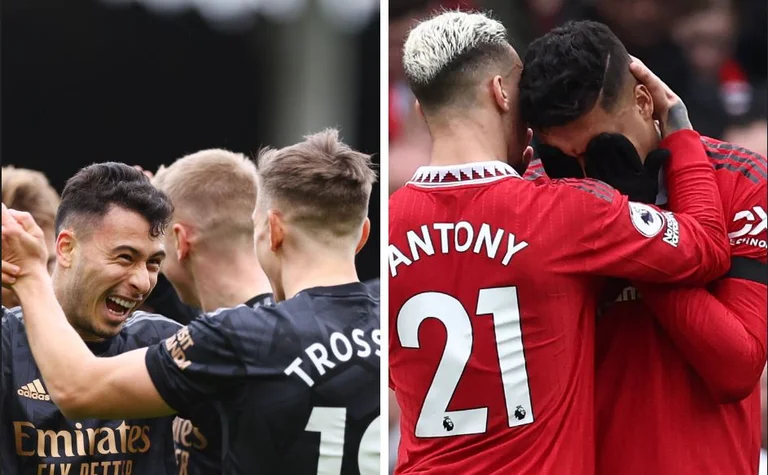 Arsenal setzt sich weiter als Champion, Man United zieht nur Southampton