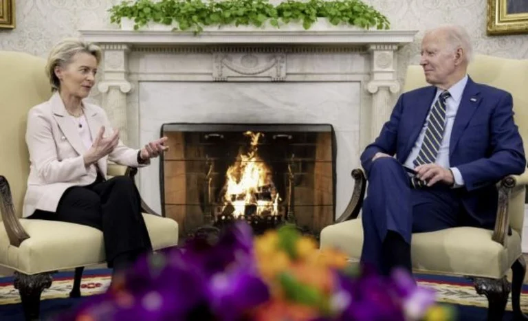 Réunion de la Maison Blanche, Biden et Von Der Leeyen discutent Kosovo- Serbie