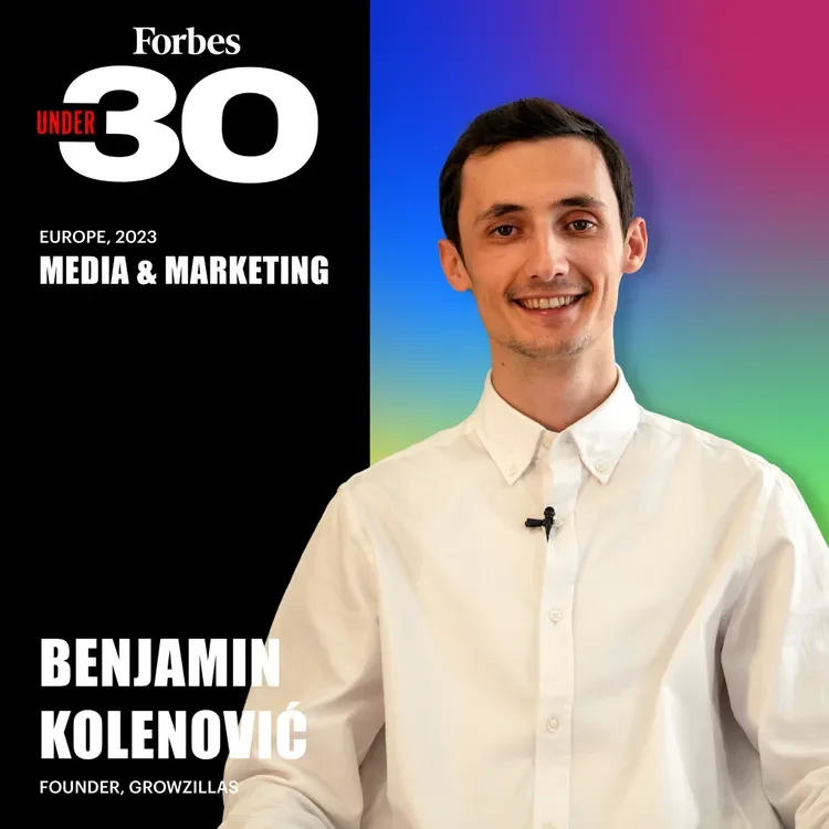 Benjamin Kolenovitch Young du Kosovo sur “Forbes 30 Moins de 30”
