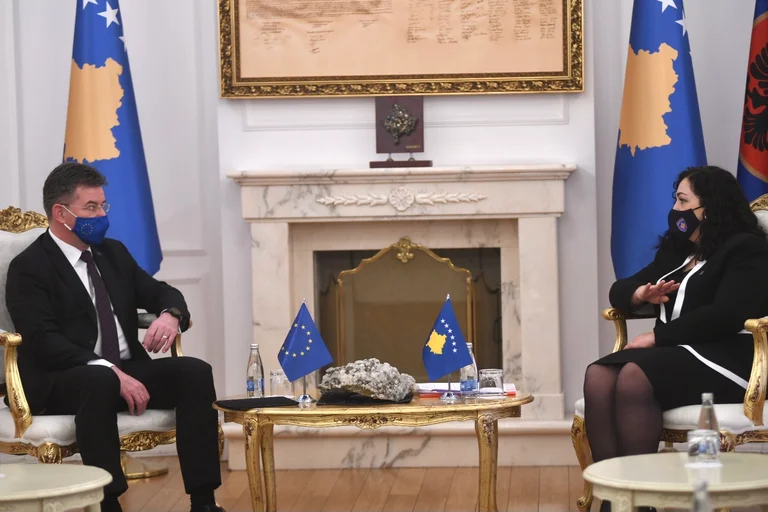 Lajcak trifft sich mit Präsident Osmani