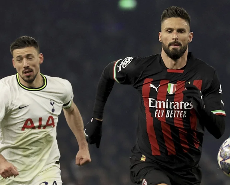 AC Mailand im Viertelfinale der Champions League, Tottenham fällt