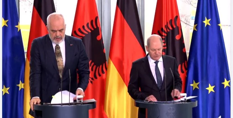Rama arm Sholz : plein appui au plan de paix entre le Kosovo et la Serbie