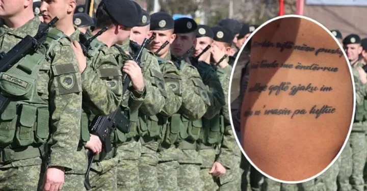 KSF espulso per il tatuaggio Agim Ramadani, giovane uomo di Gjilan decide di lasciare il Kosovo