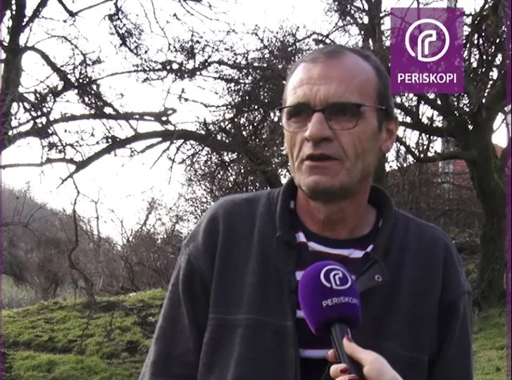 They have stones on our land, and the German expert has fired them, and he says here he has to drill: The owner of the land where over 2,800kg of gold were discovered