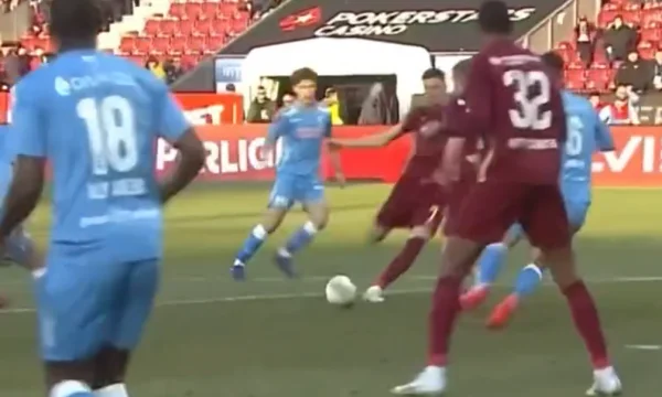 Ermal Krasniqi en super forme, encore des marques pour Cluji