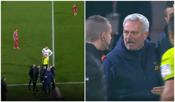 Morainho Schwierigkeiten mit den Richtern, wurde im Cremonese-Match rot bestraft.