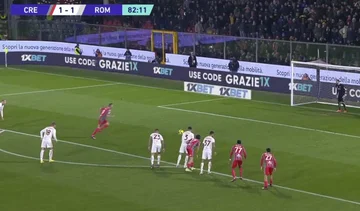 Cremonese steht zum Sieg, Ciophony markiert das Ziel der Überlegenheit gegenüber AS Rom