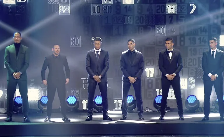 Best formation of the year by FIFA