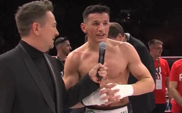 Haxhi Krasniqi reacts after last night's victory, those are his words