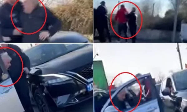 Dos policías de Montenegro se oponen al profesor albanés