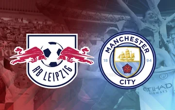 Offizielle Formationen: RB Leipzig ) Man City