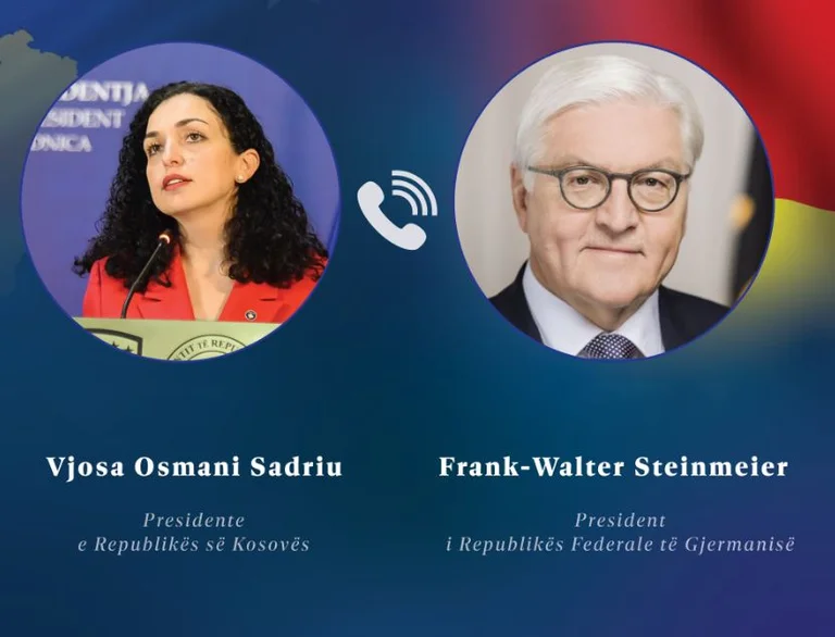 Osman habla por teléfono con el presidente alemán: Kosovo comprometido con el diálogo