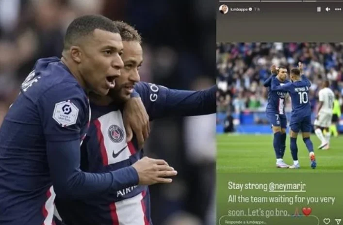 Mbppes Reaktion auf Neymar kommt, nachdem der Brasilianer verletzt wurde