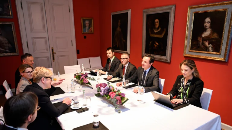 Kurti meets with Lithuania prime minister, deepening relations in this area is discussed