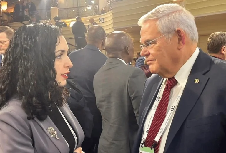 Osman trifft sich mit Senator Menandez, Dank für die Unterstützung des Kosovo