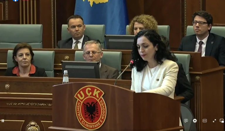 February 17th speech: Vjosa Osmani makes mention of former KLA leaders found in The Hague