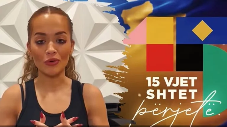 Rita Ora souhaite le 15e anniversaire de l'indépendance du Kosovo avec un message vidéo : Je pourrais parler sans m'arrêter pour mon peuple au Kosovo