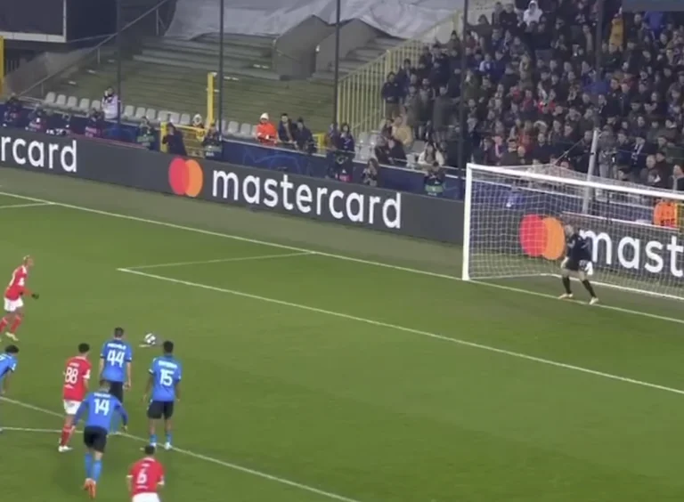 Ouverture du compte dans le match de la Ligue des Champions entre le Brugge Club et Benfya