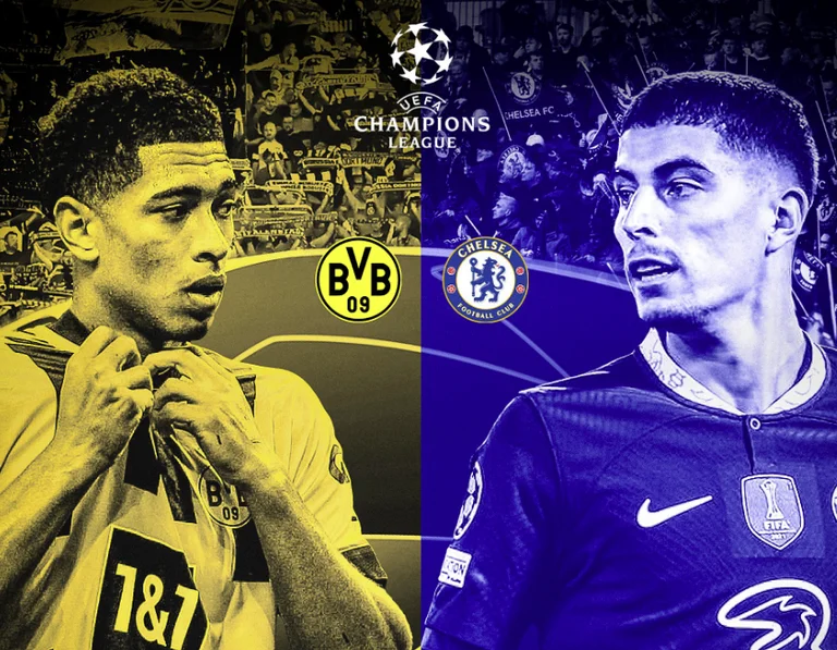 Offizielle Formationen: Dortmund ] Chelsea