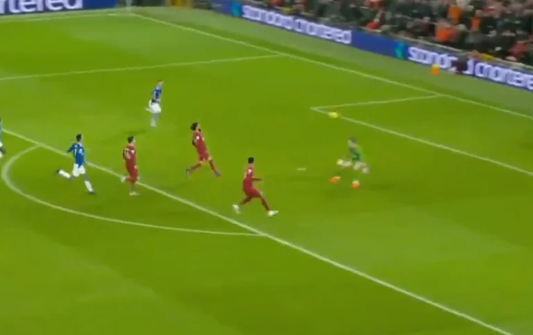 Esta Salah está en otro nivel, ver qué objetivo Everton anotó