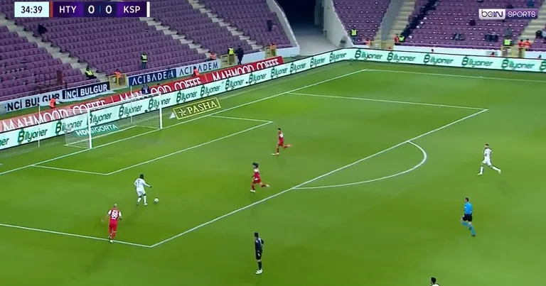That was a great surprise, Kasimpa's player did not mark the empty gate