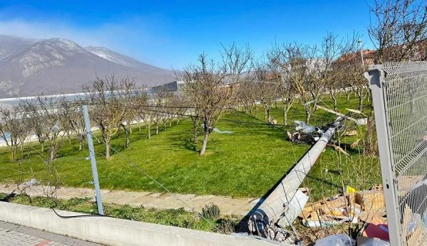 Kosovo's afternoon winds entered natural disaster category
