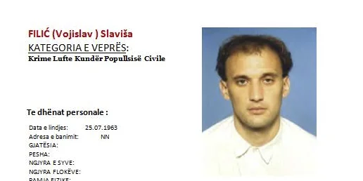 Kosovo police declare Serb war crimes fugitive