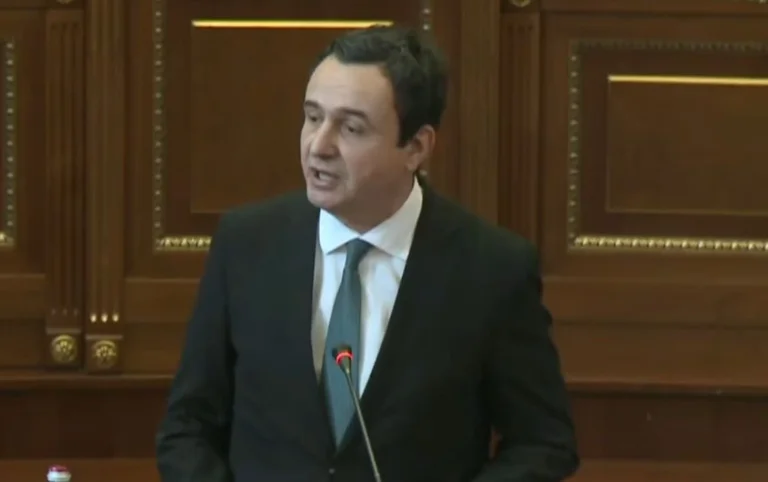 Kurti accepts before MPs that association can be made, but under six conditions