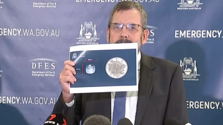 Australiens radioaktive Kapsel gefunden