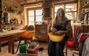 Sin electricidad y agua corriente, el hombre que vive en la cabaña durante 32 años
