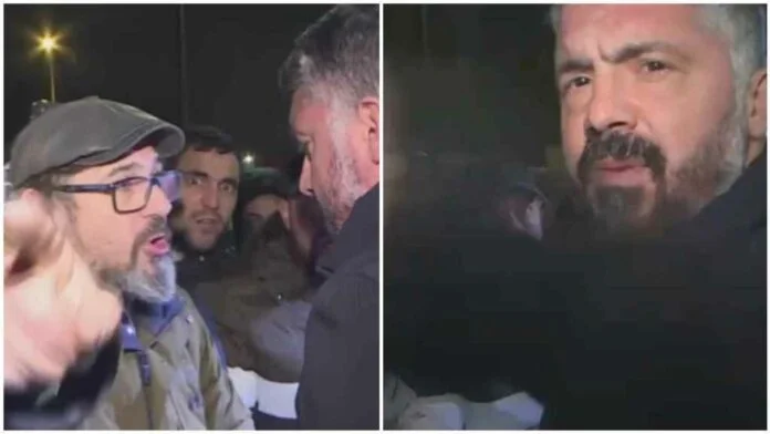 Il a entrepris le Gattuso, frappe la caméra pendant qu'il parlait aux fans!