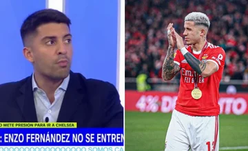 Journal, das das National of Argentina postet: Enzo trainierte nicht mit Benfice, Chelsea wartet.