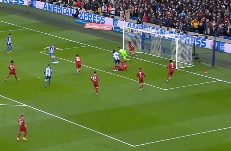 Strange: Look at the case of Brighton's team on Liverpool.