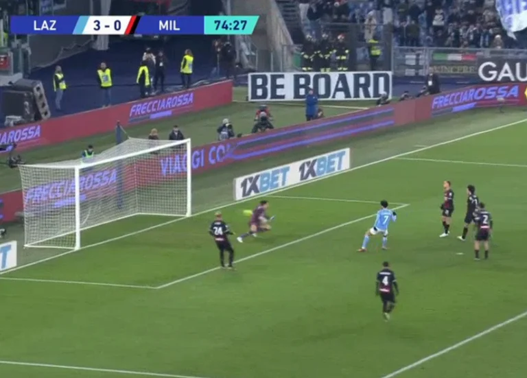 Lazio hat keine Barmherzigkeit auf Mailand, kommt mit dem vierten Ziel