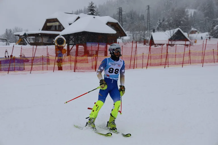 Kosovo skier Klos Vokshi competed in slalom discipline in Tarvisio, Italy, that's his concern
