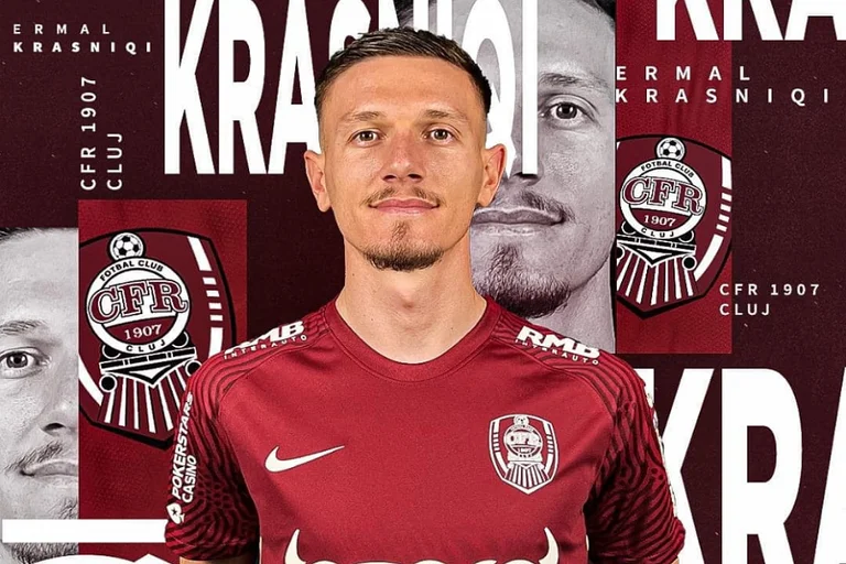 Ermal Krasniqi von der ersten Minute bis zur CFR Cline in Rumäniens großer Derbe