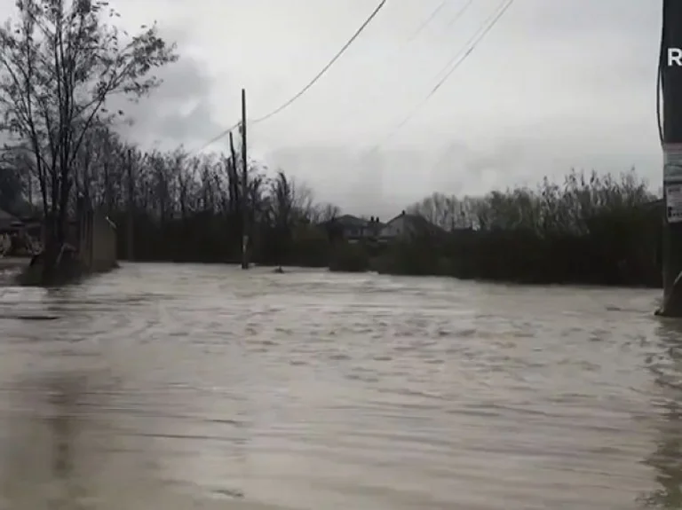 Katër shtëpi në Istog bllokohen nga vërshimet (Video)