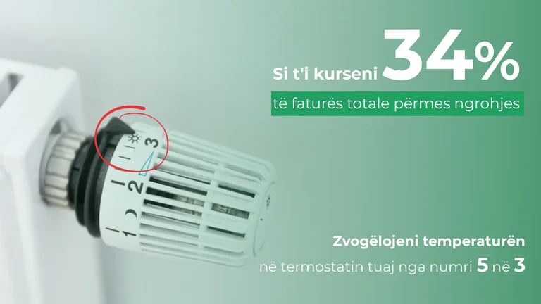 Si t’i kurseni 34 për qind të faturës totale përmes ngrohjes